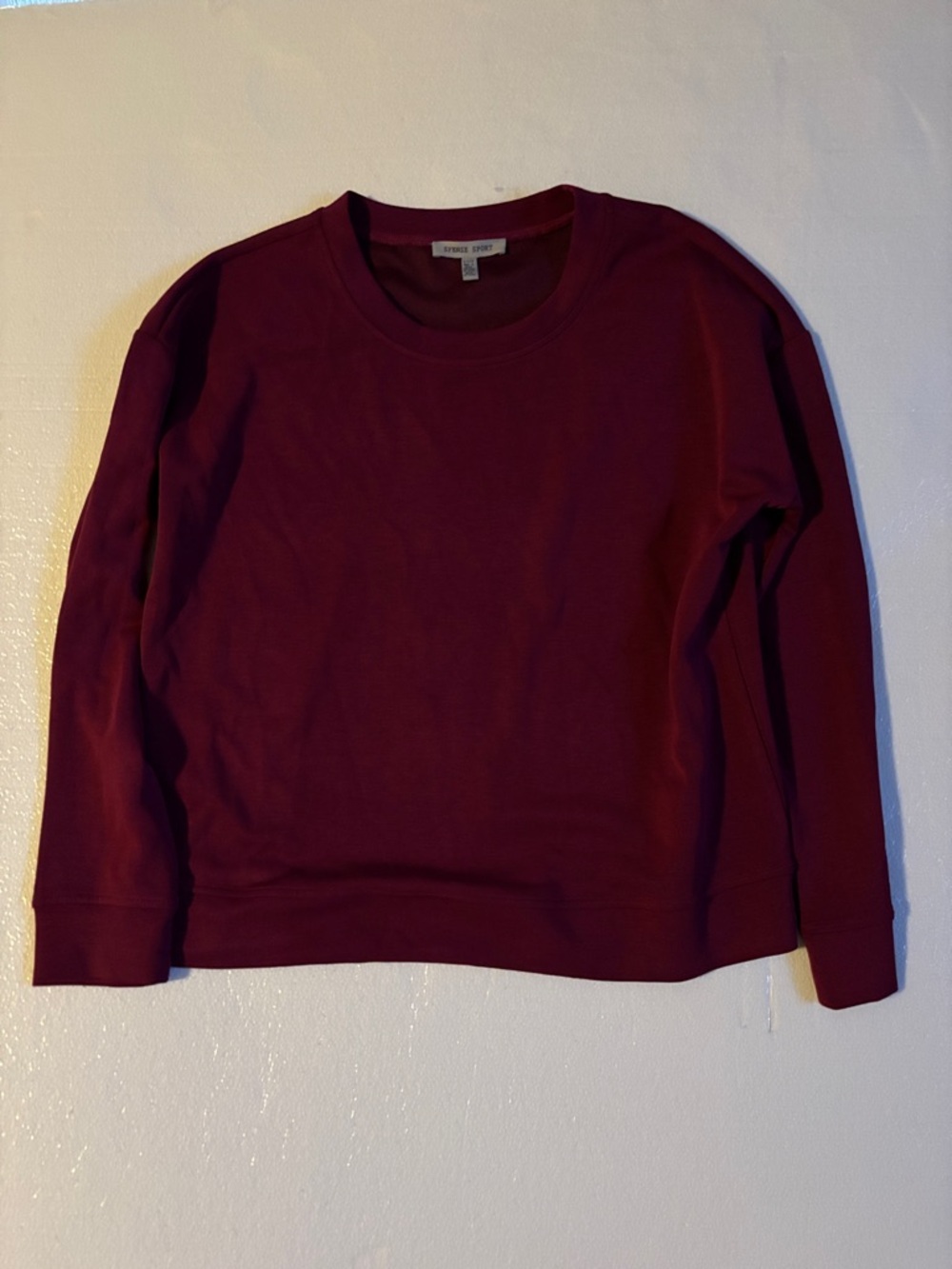 Everyday Crewneck Sweater in Deep Wine